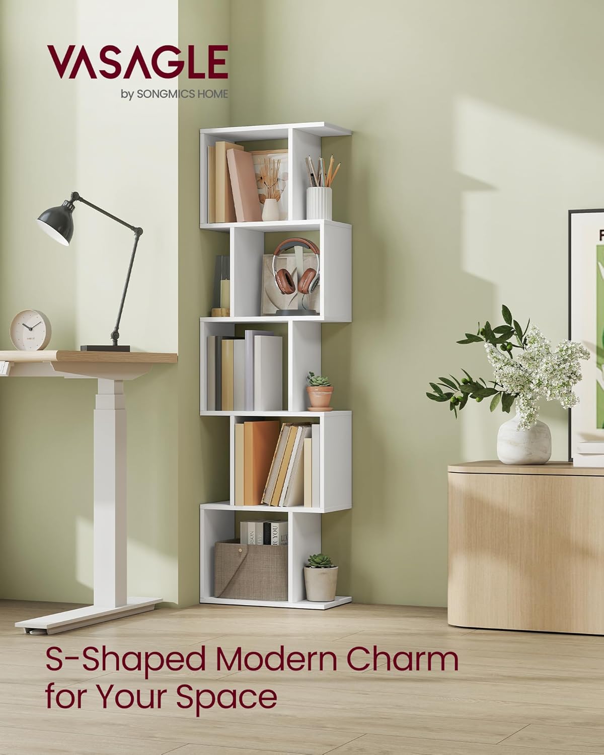 VASAGLE Bookshelf (LBC462W01)
