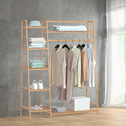 Bamboo Clothes Organizer