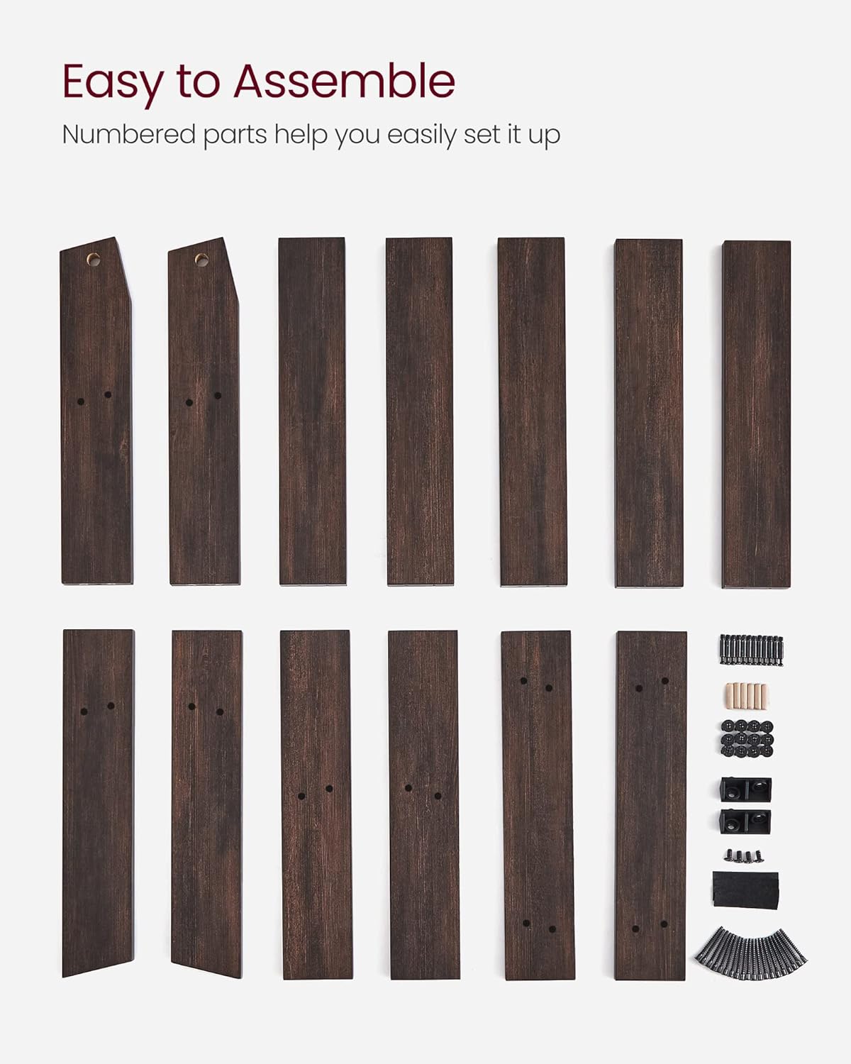 VASAGLE 5-Tier Ladder Shelf LLS018T51