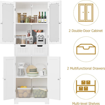 Cabinet with 4 Doors and 2 Drawers