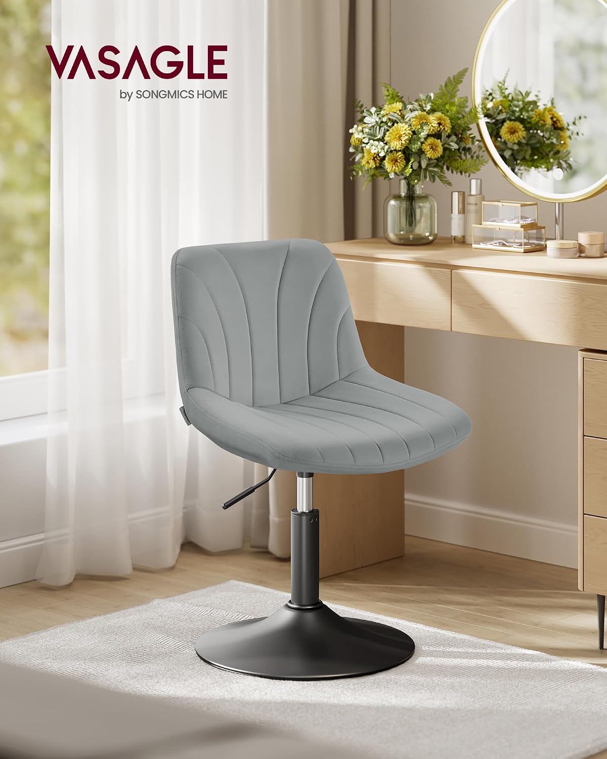 VASAGLE Dressing Table Chair (LJB160GD01)