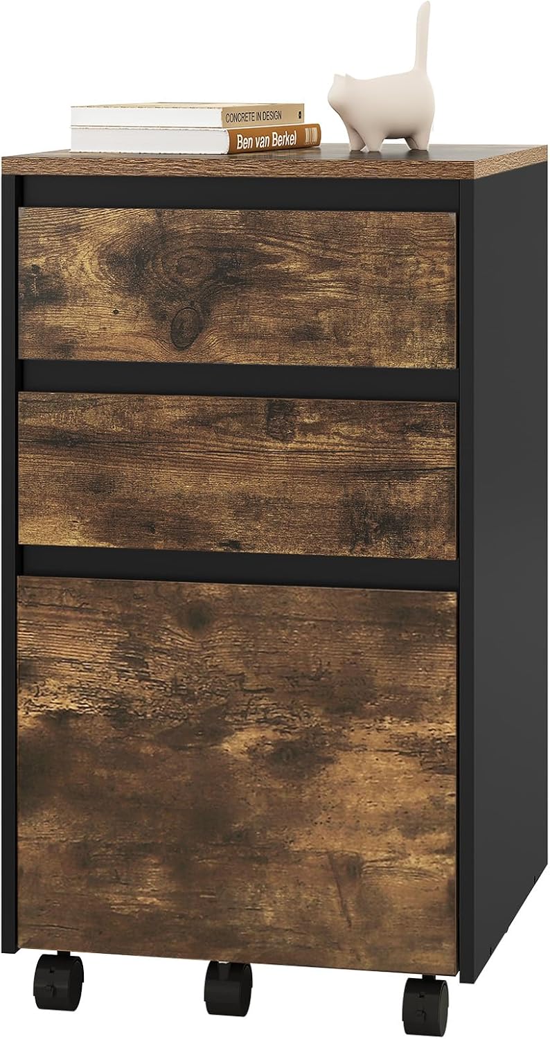 WOLTU Mobile Filing Cabinet ASK01HOV