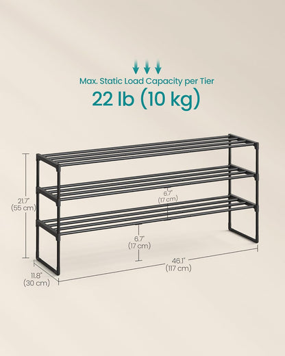 SONGMICS Shoe Rack LSA033B01