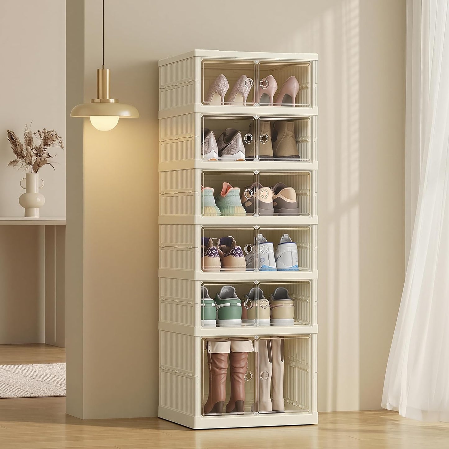 SONGMICS Foldable Shoe Rack Organiser (LSP912WD01)