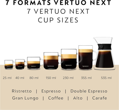 Nespresso Coffee and Espresso Maker with Aeroccino Milk Frother