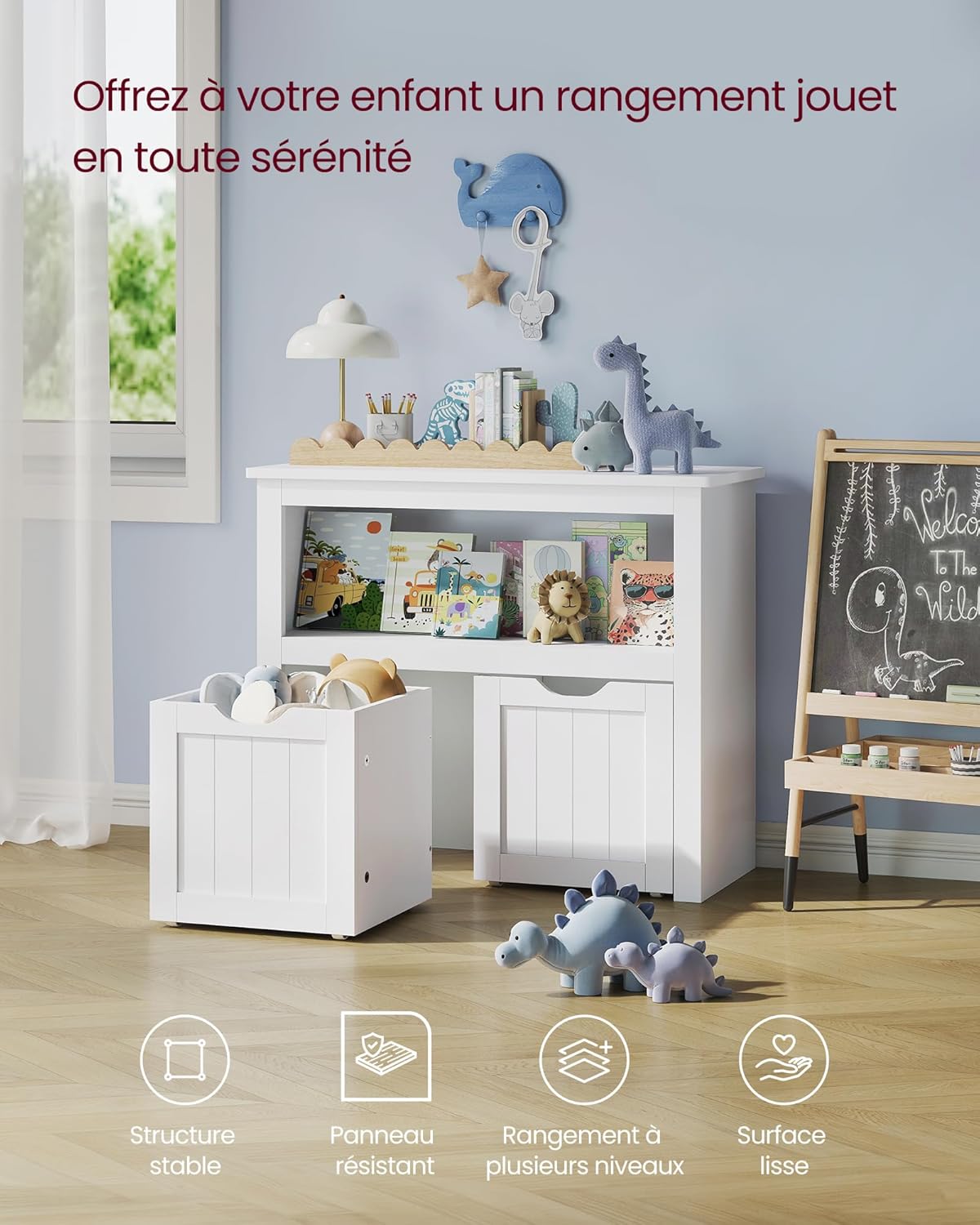 VASAGLE Toy Storage Unit (LHS280WB01)