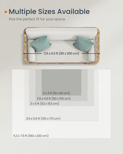 SONGMICS Non-Slip Rug TAR032Q01