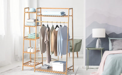 Bamboo Clothes Organizer