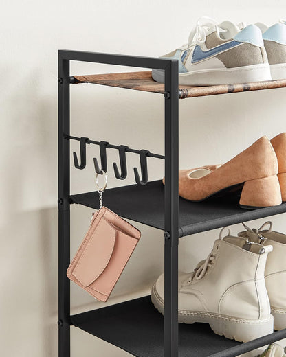 SONGMICS 5-Tier Shoe Rack LMR035B01