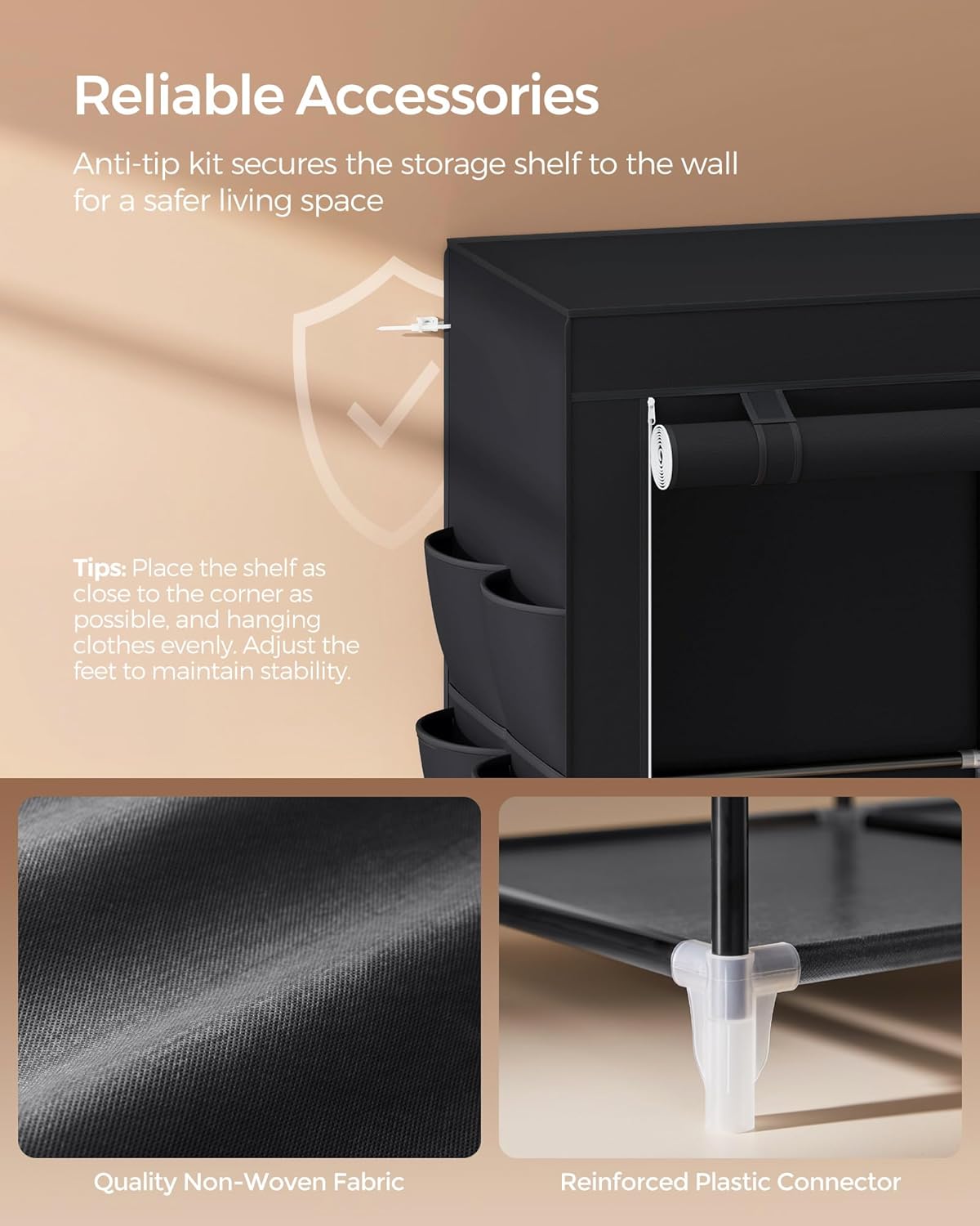 SONGMICS Clothes Wardrobe RYG008B02