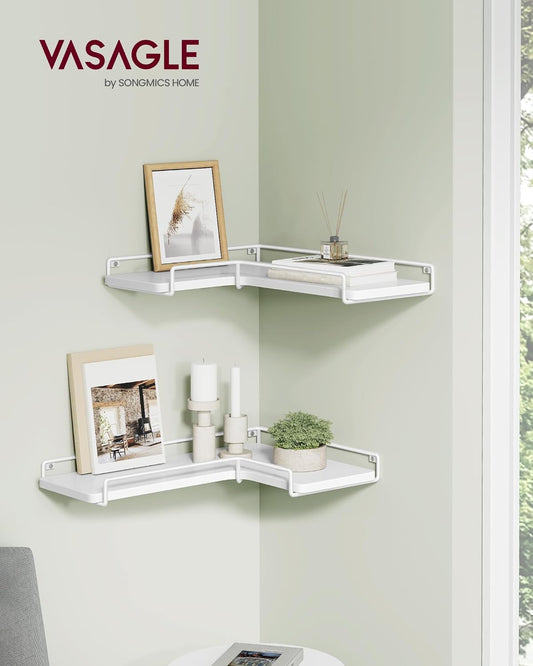 VASAGLE Set of 2 Corner Shelves (LLS831W14)
