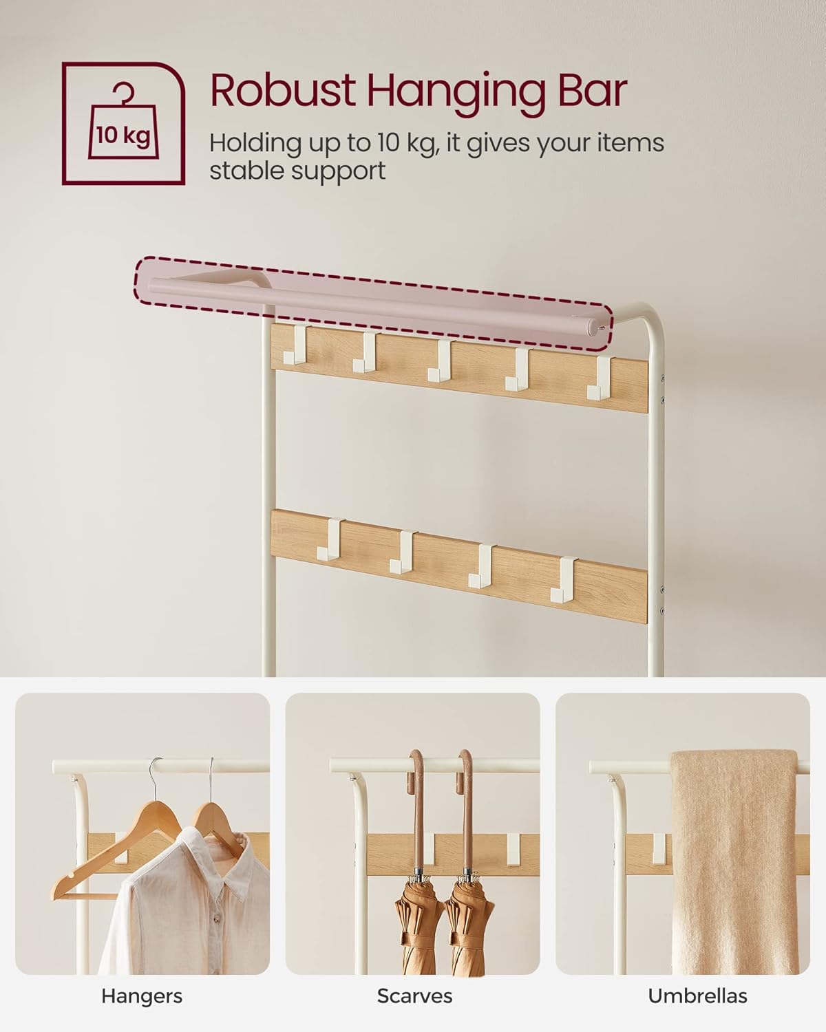 VASAGLE Coat Rack