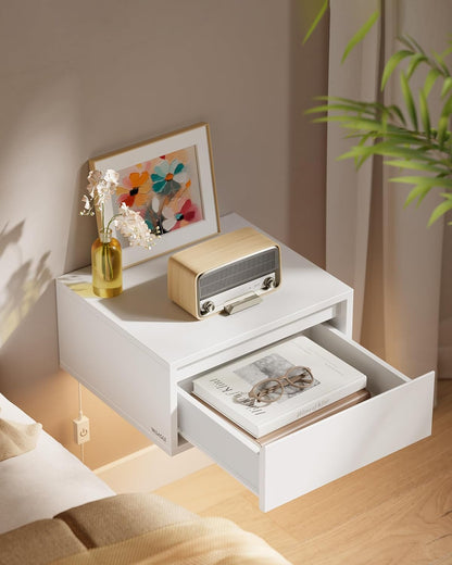 VASAGLE Bedside Table LET654W01