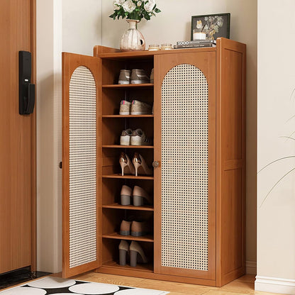 Bamboo Shoe Cabinet