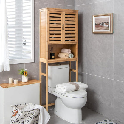 Bamboo Bathroom Cabinet Organizer