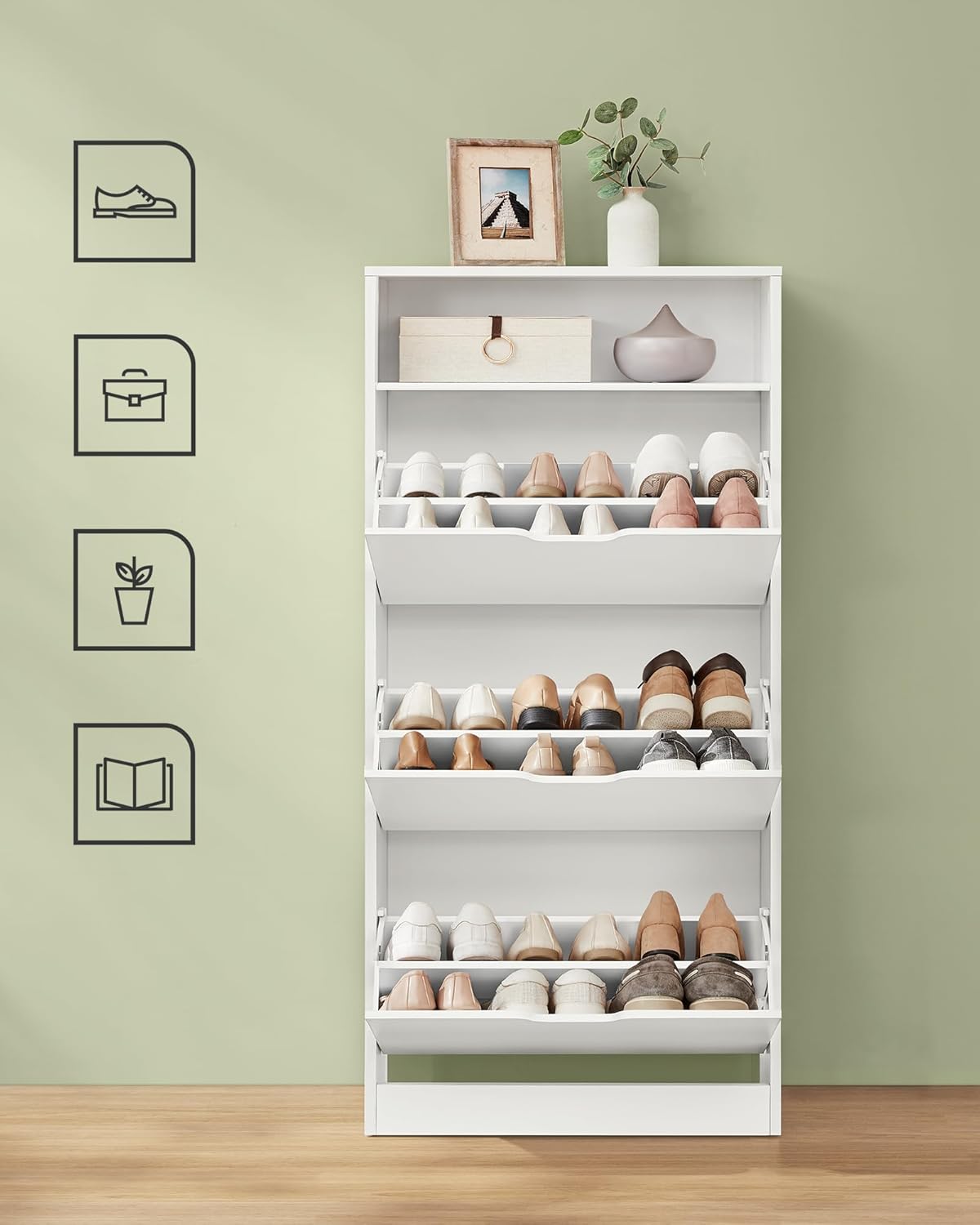 VASAGLE Shoe Cabinet