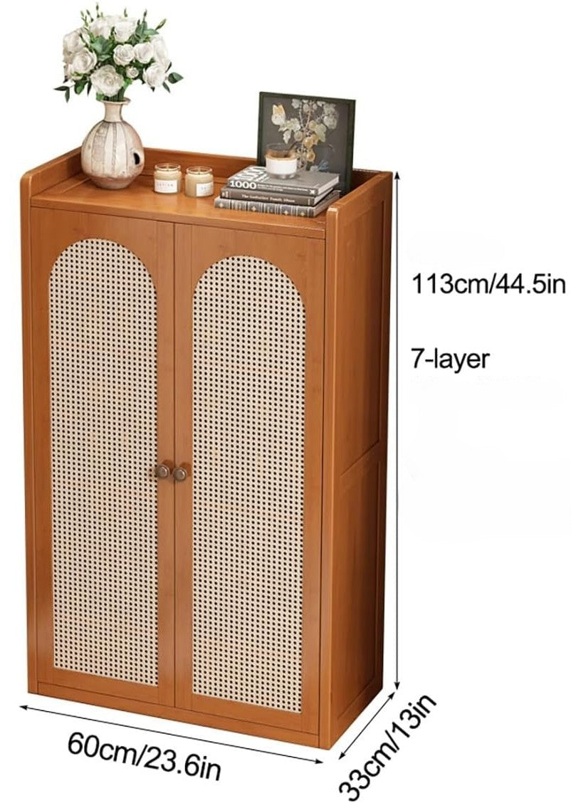 Bamboo Shoe Cabinet