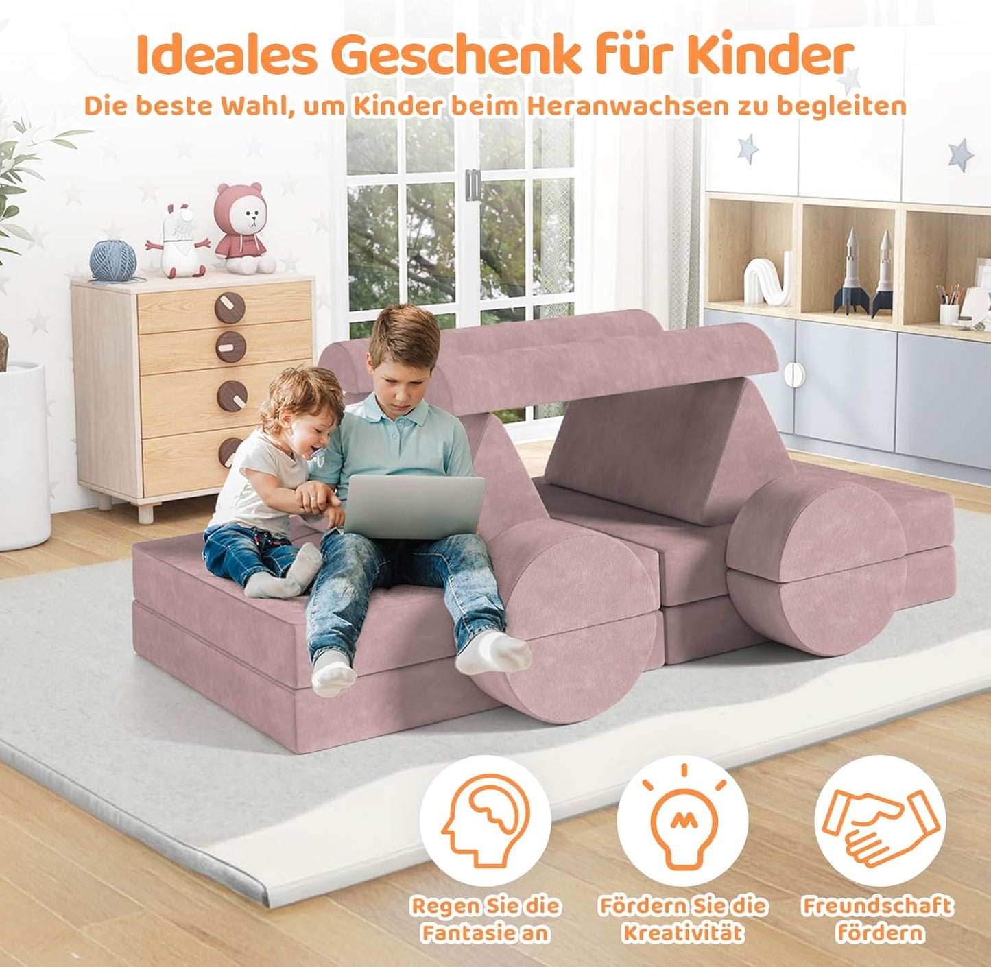 Set of 14 pcs children's sofa