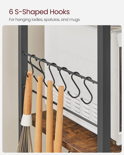 VASAGLE Baker Rack with Shelves (KKS35X)