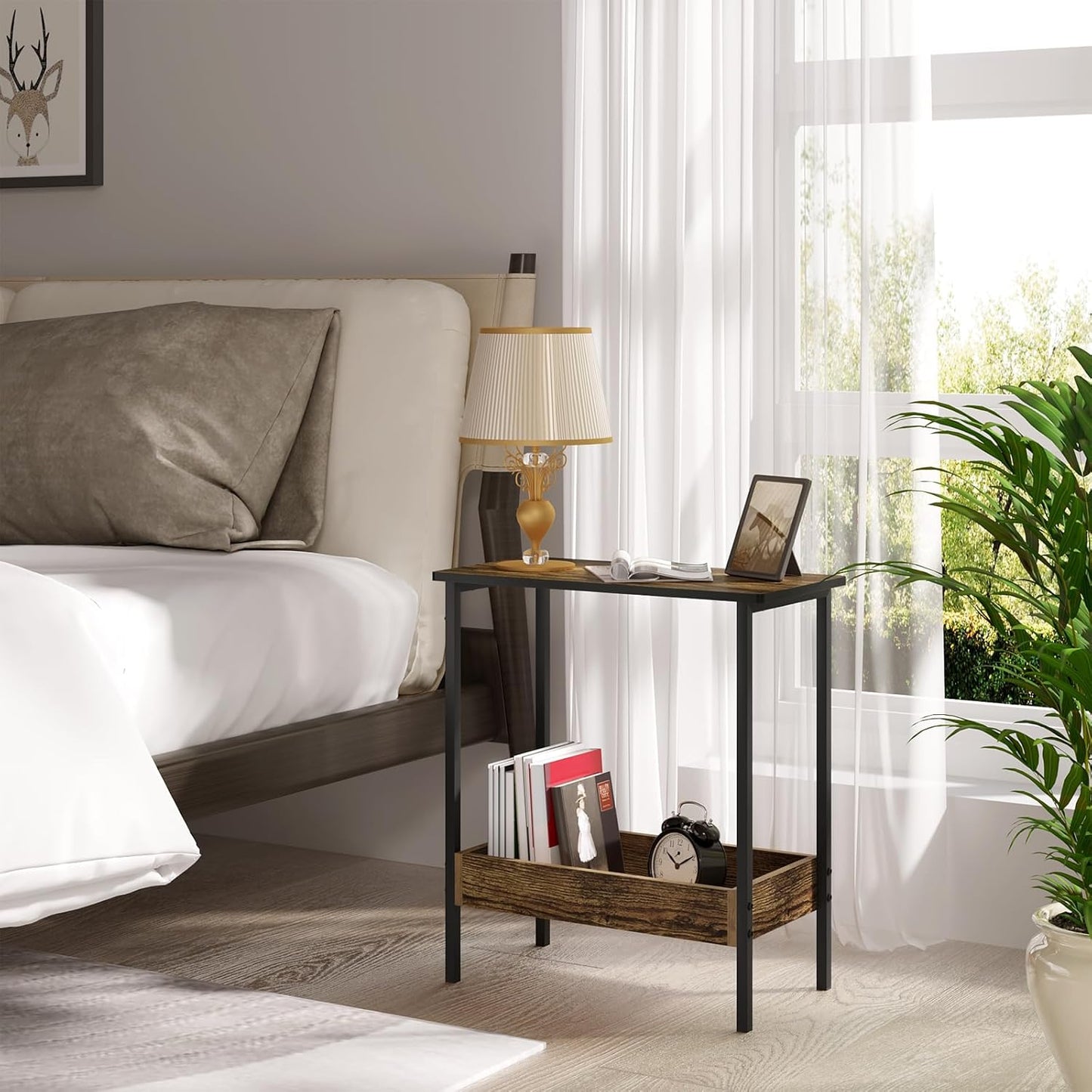 WOLTU Side Table BTS03HOV