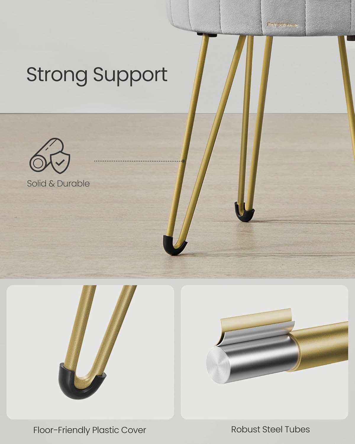 SONGMICS Vanity Stool Chair