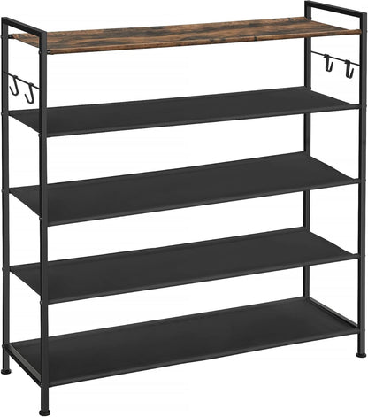 SONGMICS 5-Tier Shoe Rack LMR035B01