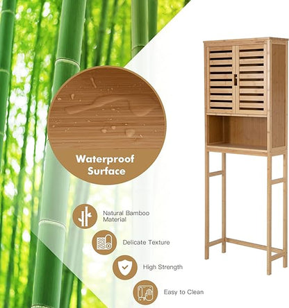 Bamboo Bathroom Cabinet Organizer