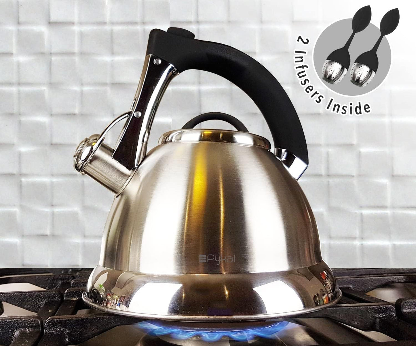 Whistling Tea Kettle with ICool - Handle