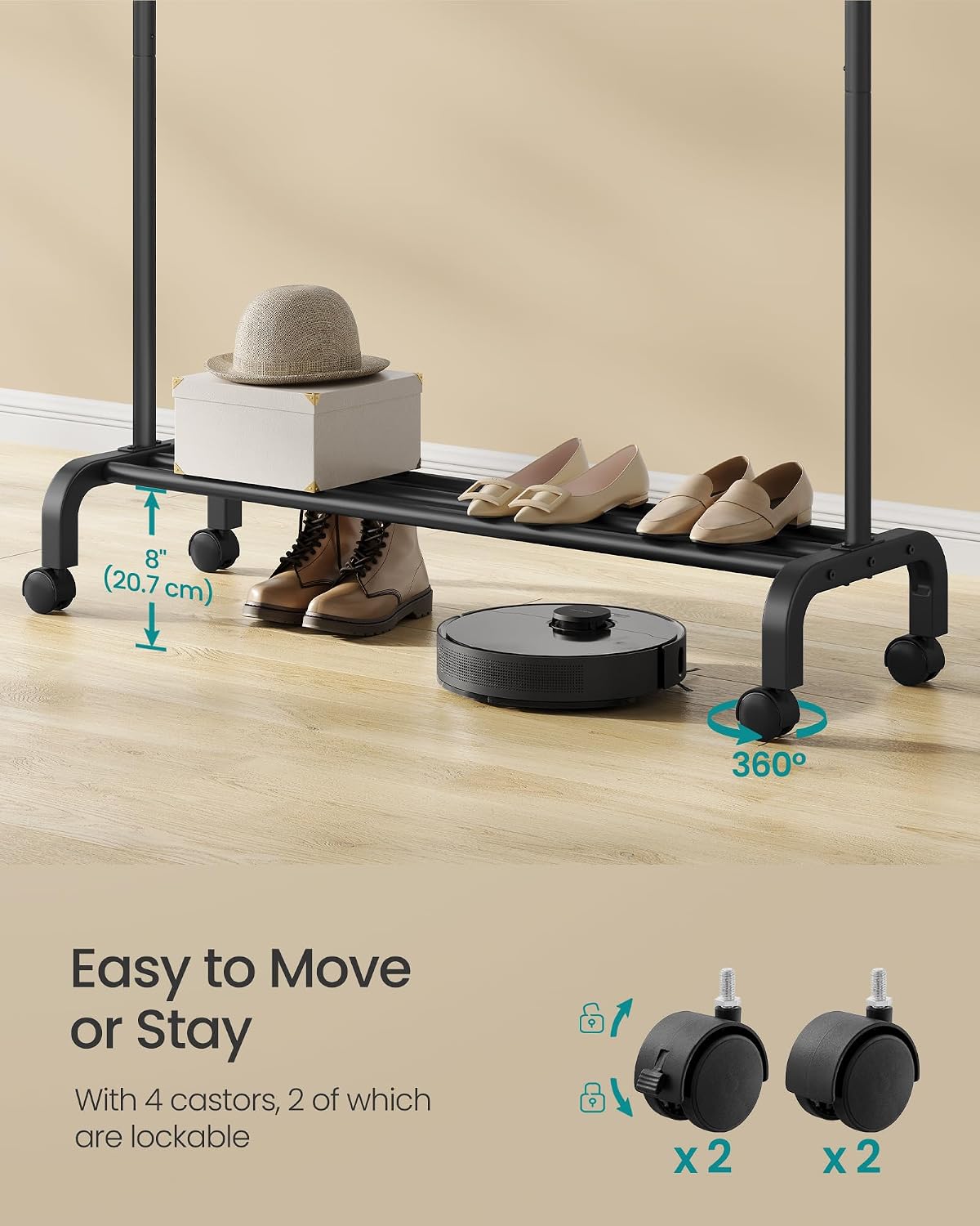 SONGMICS Clothes Rail (HSR131B01)