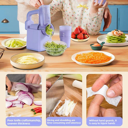 Multifunctional Electric Roller Vegetable Cutter