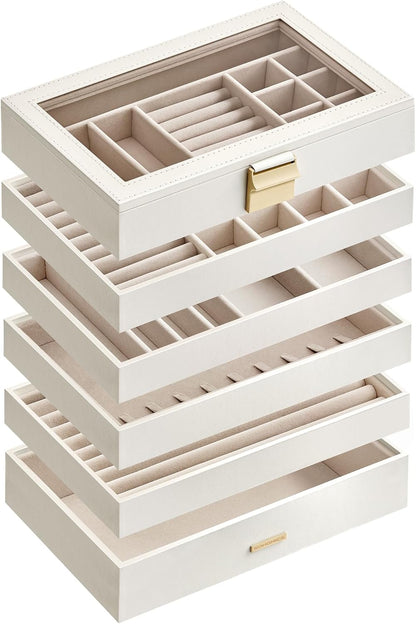 SONGMICS Jewellery Box JBC195W01