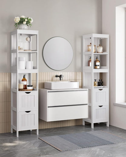 VASAGLE Bathroom Floor Cabinet (BBC66WT)