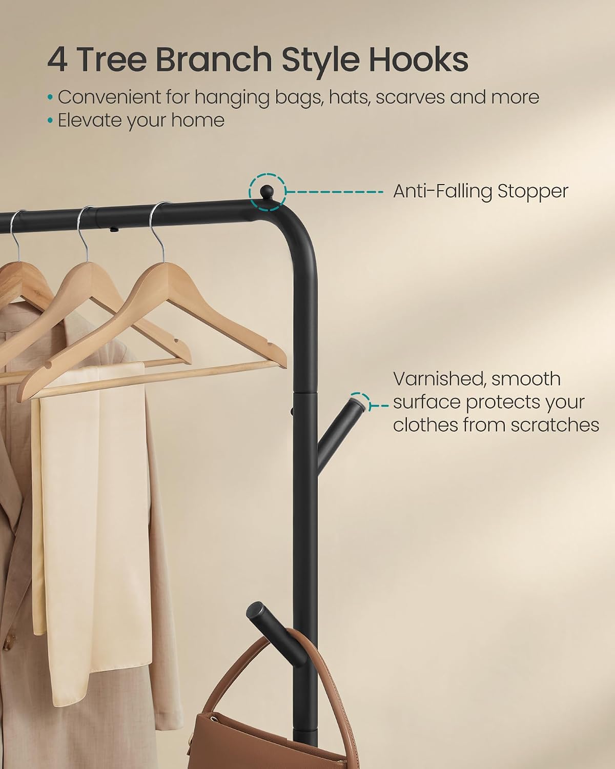 SONGMICS Clothes Rail (HSR131B01)