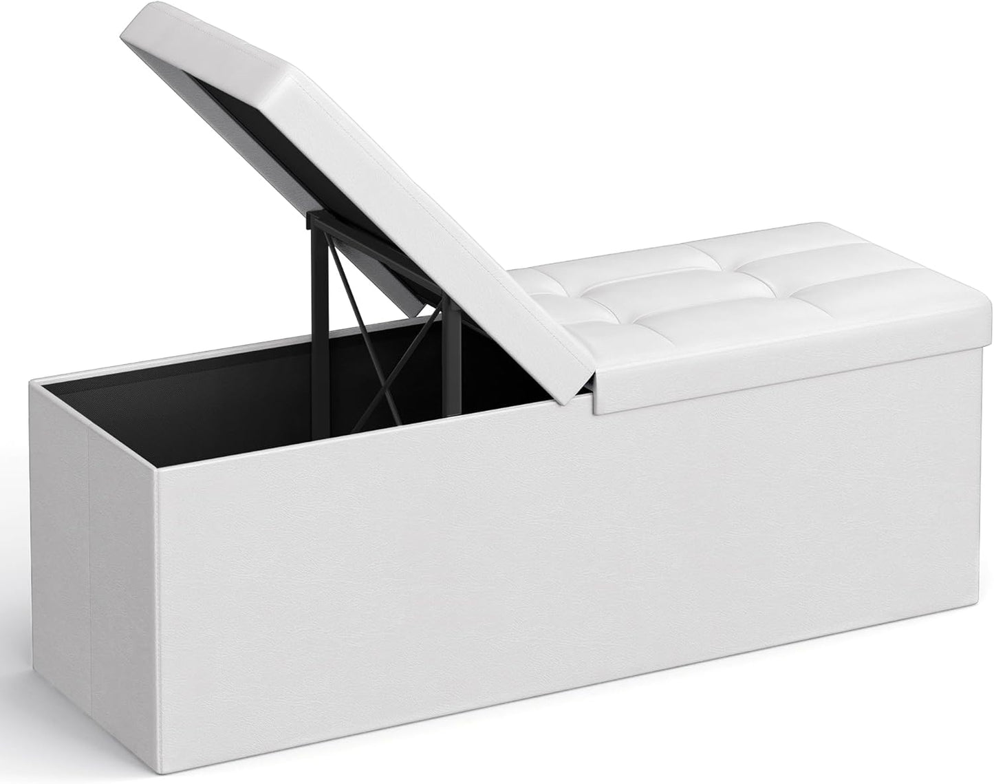 SONGMICS Bench with Storage Space LSF75WT