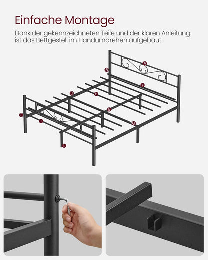 VASAGLE Double Bed Frame RMB065B01
