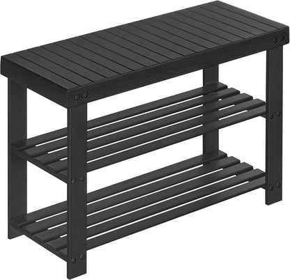 SONGMICS Bamboo Shoe Storage Bench (LBS04H)