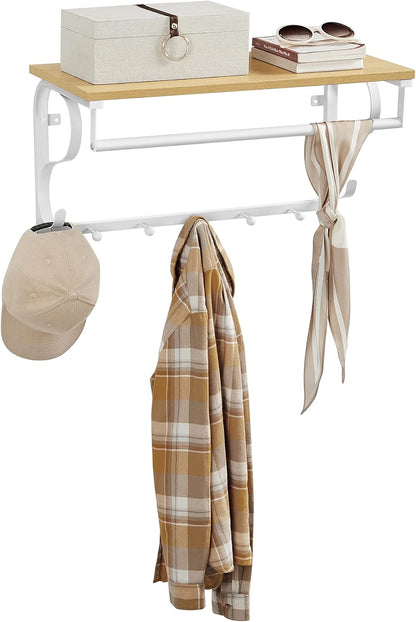 VASAGLE Wall Mounted Coat Rack LCR11WY