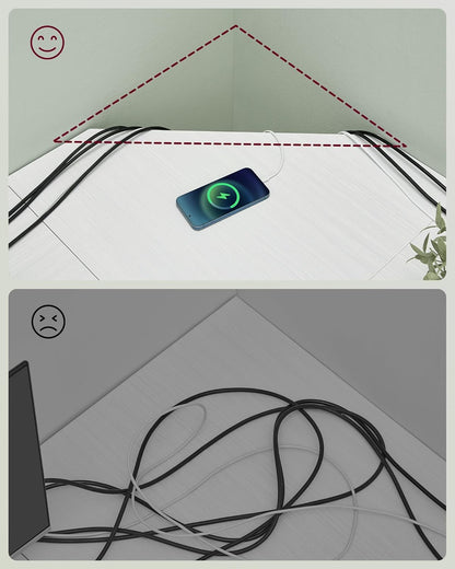VASAGLE L-Shaped Corner Computer Desk LWD073W01