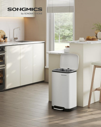 SONGMICS Kitchen Bin LTB101W01