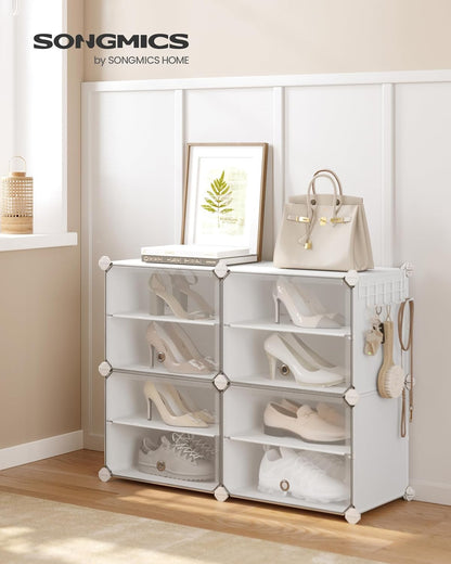 SONGMICS Interlocking Shoe Rack LPC032W01