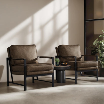 Yaheetech PU Leather Armchair