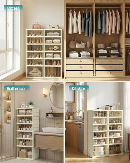 SONGMICS Foldable Shoe Rack Organiser (LSP912WD01)