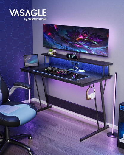 VASAGLE Gaming Computer Desk LWD192B56