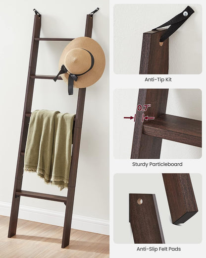 VASAGLE 5-Tier Ladder Shelf LLS018T51