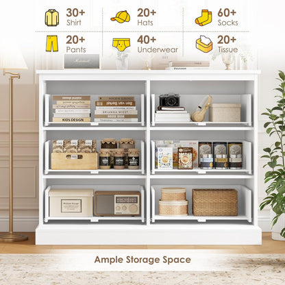 Modern Double Chest with Deep Drawers