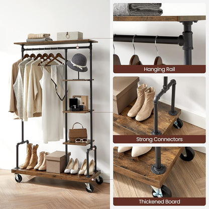 VASAGLE Clothes Rack HSR66BXV2