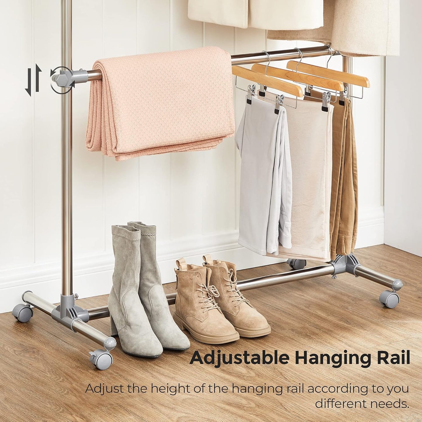 SONGMICS Double Clothes Rail (LLR401)