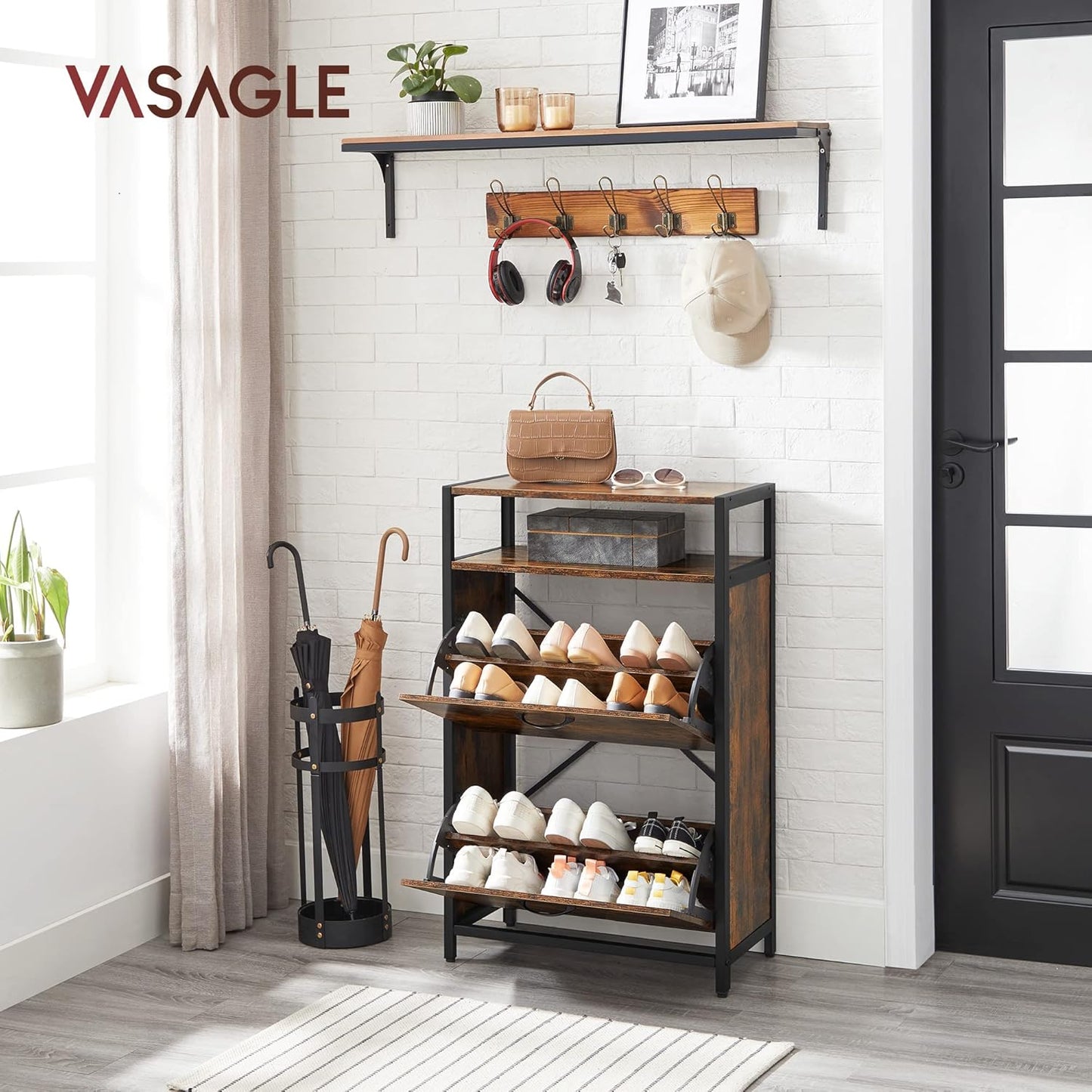 VASAGLE Shoe cabinet LBS801B01