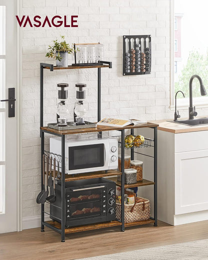 VASAGLE Baker Rack with Shelves (KKS35X)