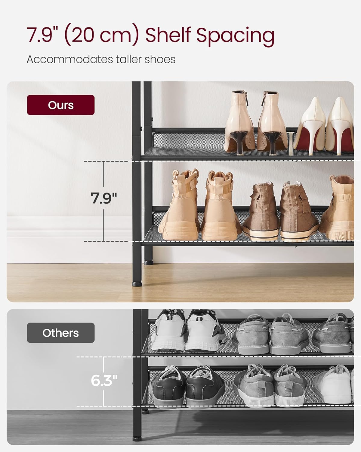 VASAGLE Shoe Rack LBS040B01